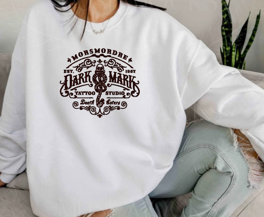 Dark Mark Embroidery Sweatshirt