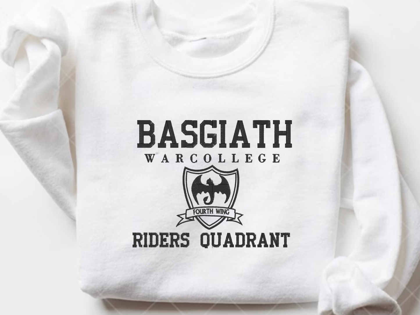 Basgiath War College Embroidery Sweatshirt