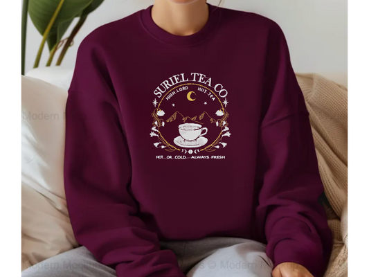 Suriel Tea Co. Embroidered Sweatshirt