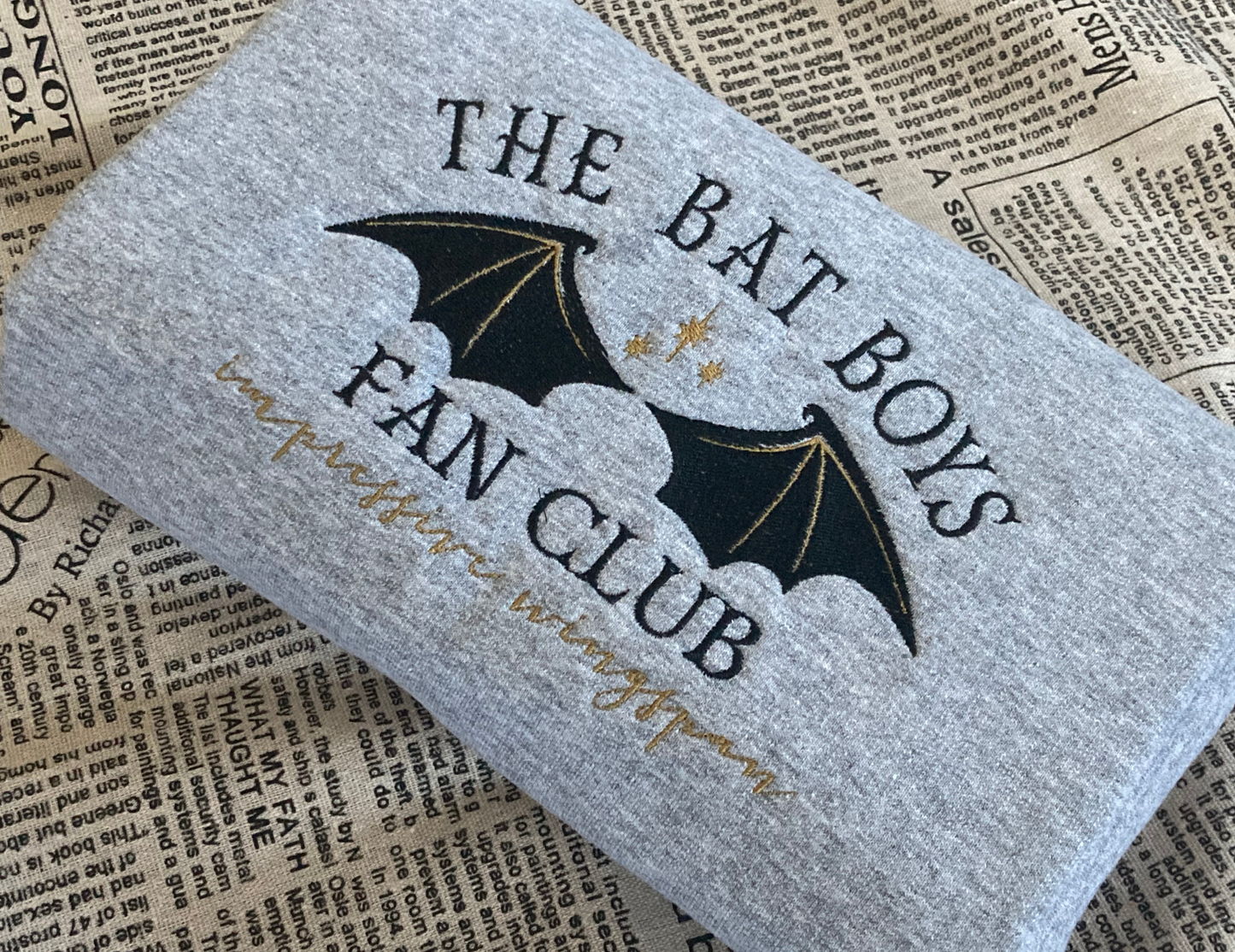 The Bat Boys Embroidered Sweatshirt