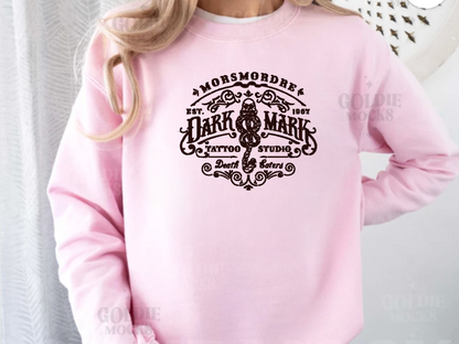 Dark Mark Embroidery Sweatshirt