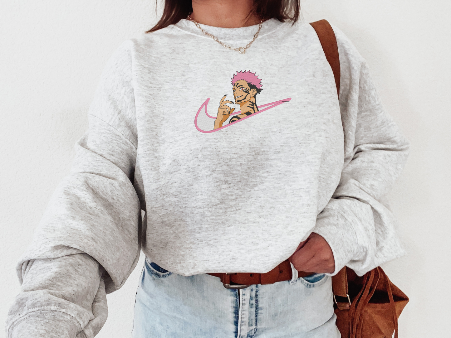 Sukuna Swoosh Embroidery Sweatshirt