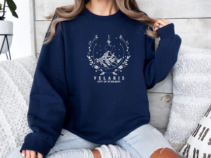 City of Starlight Embroidered Sweatshirt