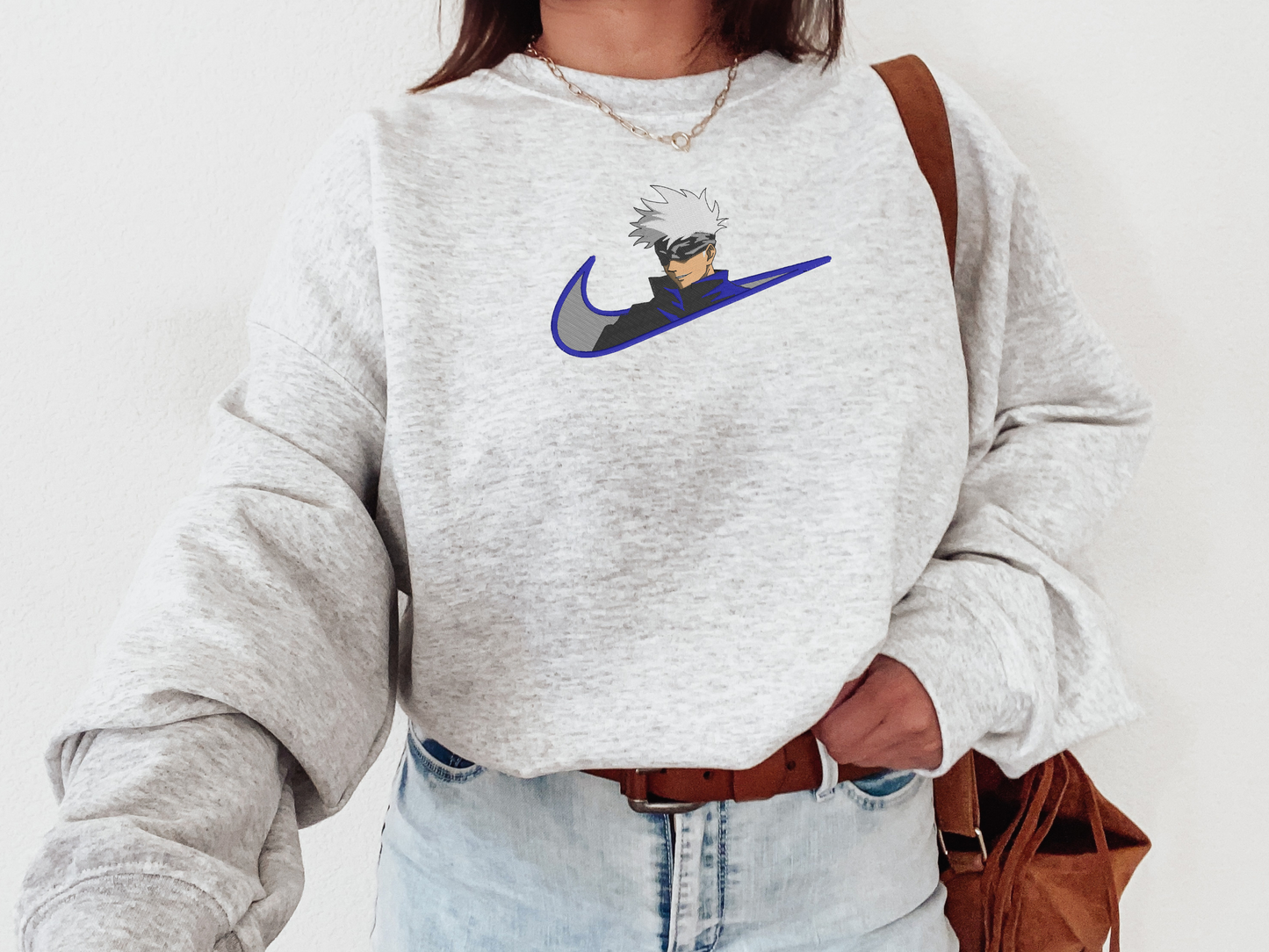 Gojo Swoosh Embroidery Sweatshirt