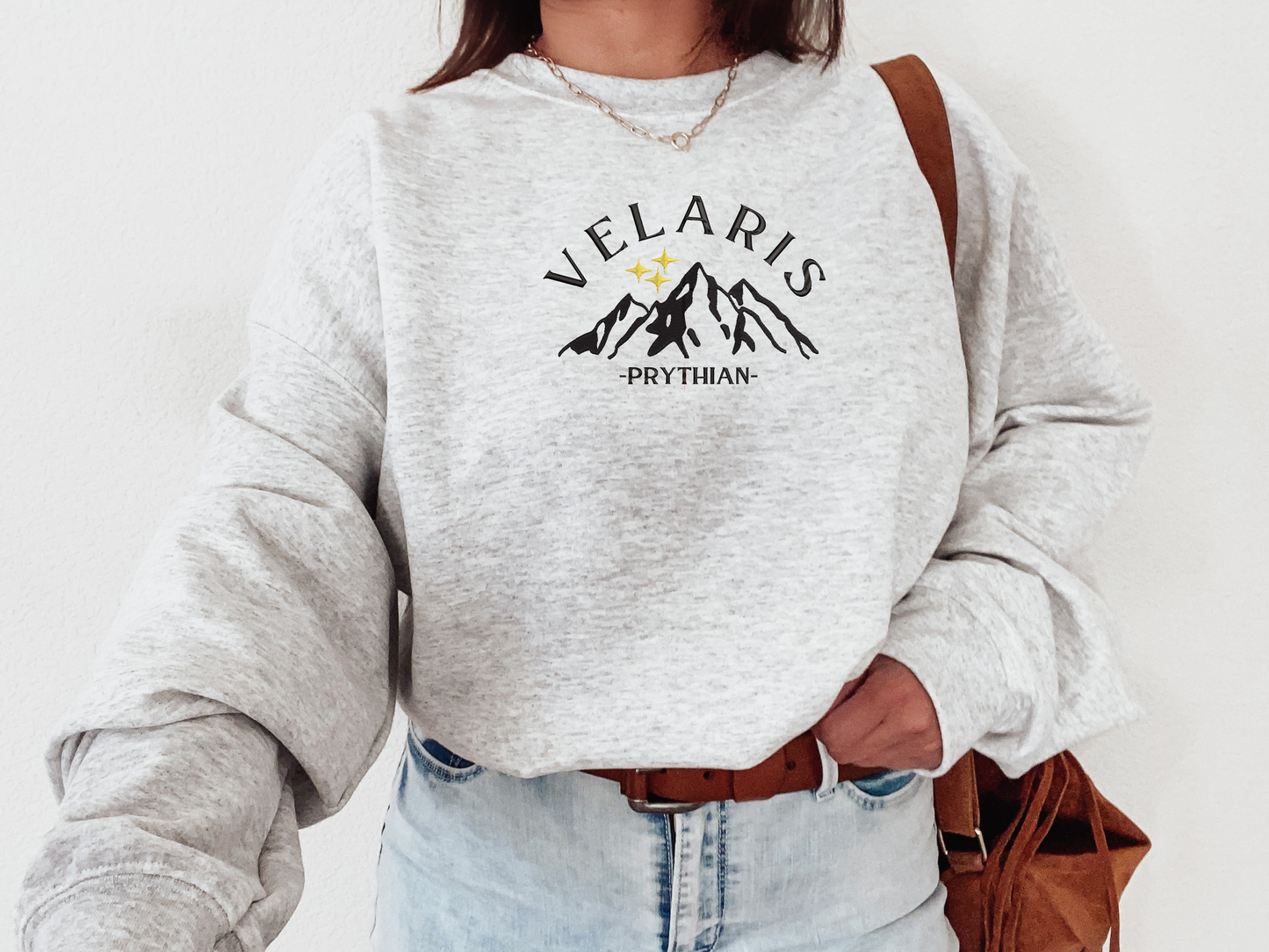 Night Court Embroidery Sweatshirt