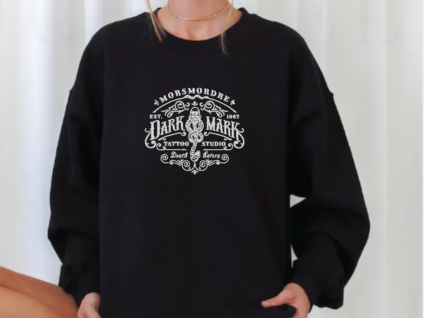 Dark Mark Embroidery Sweatshirt