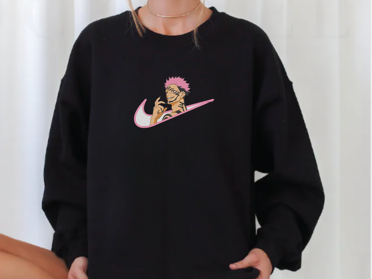 Sukuna Swoosh Embroidery Sweatshirt