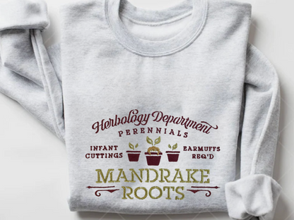 Herbology Department Embroidery Sweatshirt