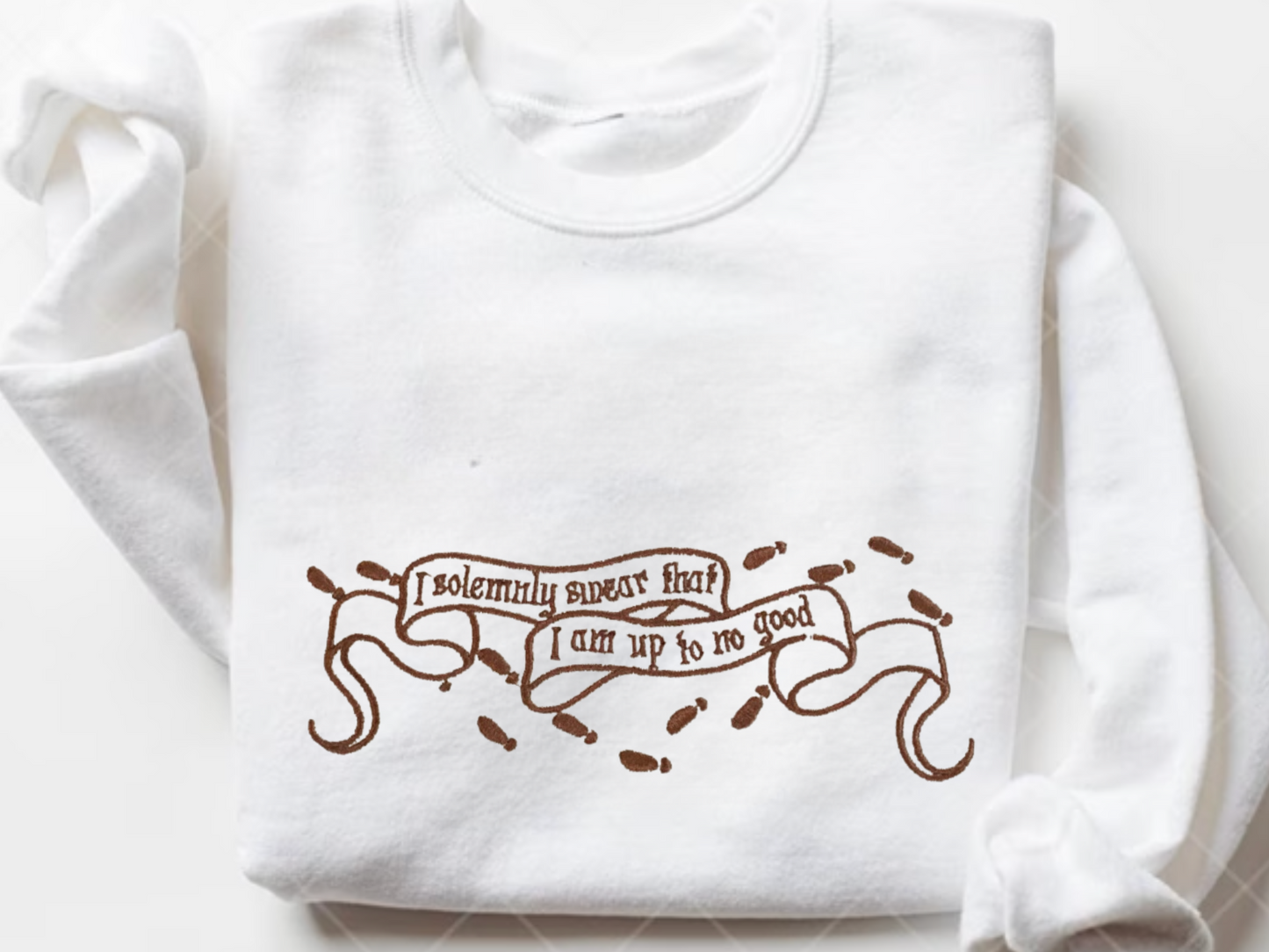 Mischief Maker Embroidery Sweatshirt