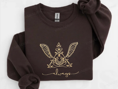 'Always' Embroidery Sweatshirt