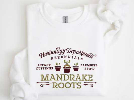 Herbology Department Embroidery Sweatshirt